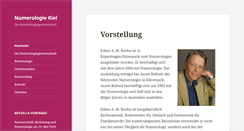 Desktop Screenshot of numerologiekiel.de